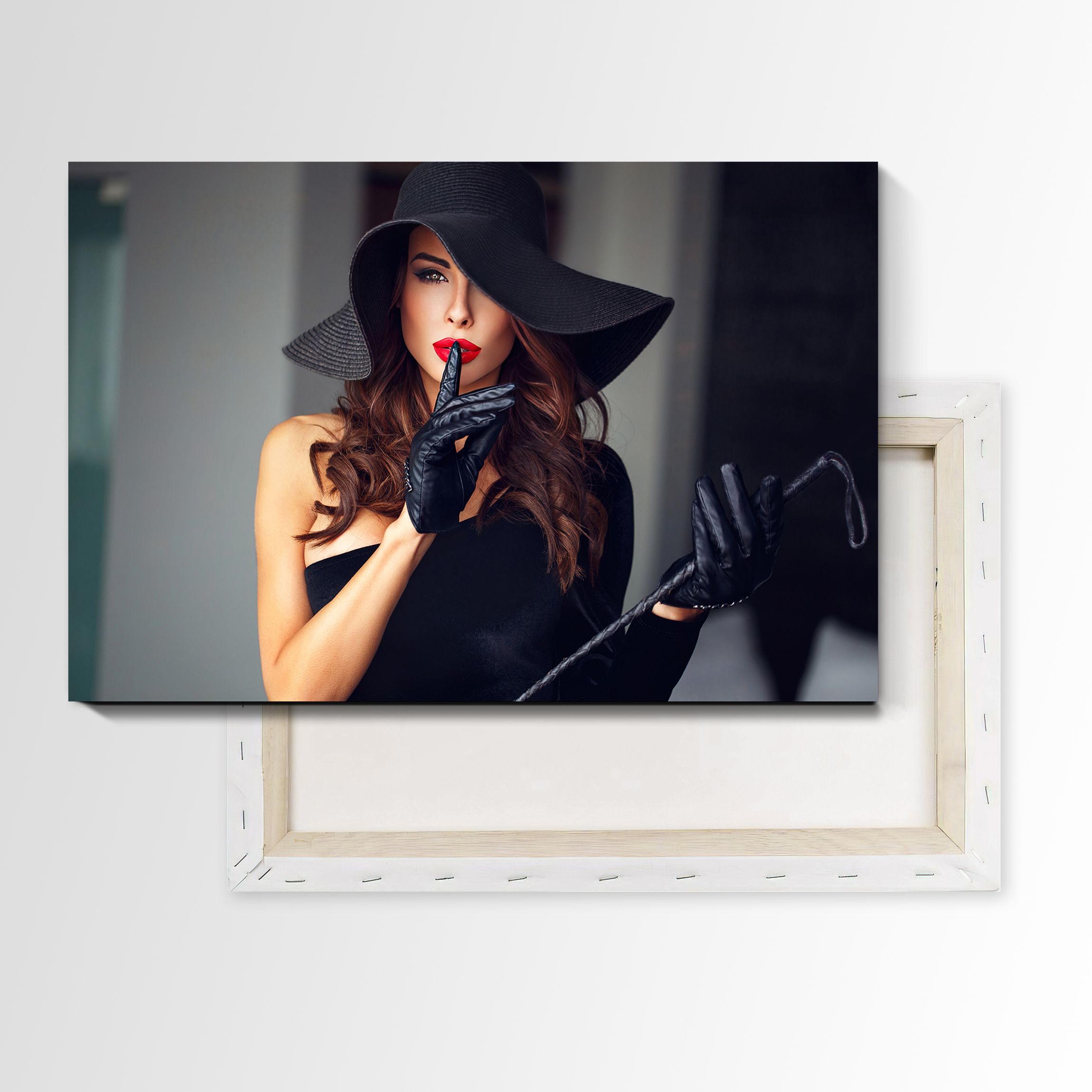 

Картина Женщина в шляпе 50х75 см на холсте 922130869, 922130869