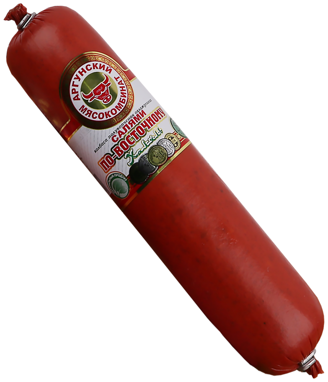 

Колбаса Аргунский мясокомбинат Салями По Восточному Халяль полукопченая