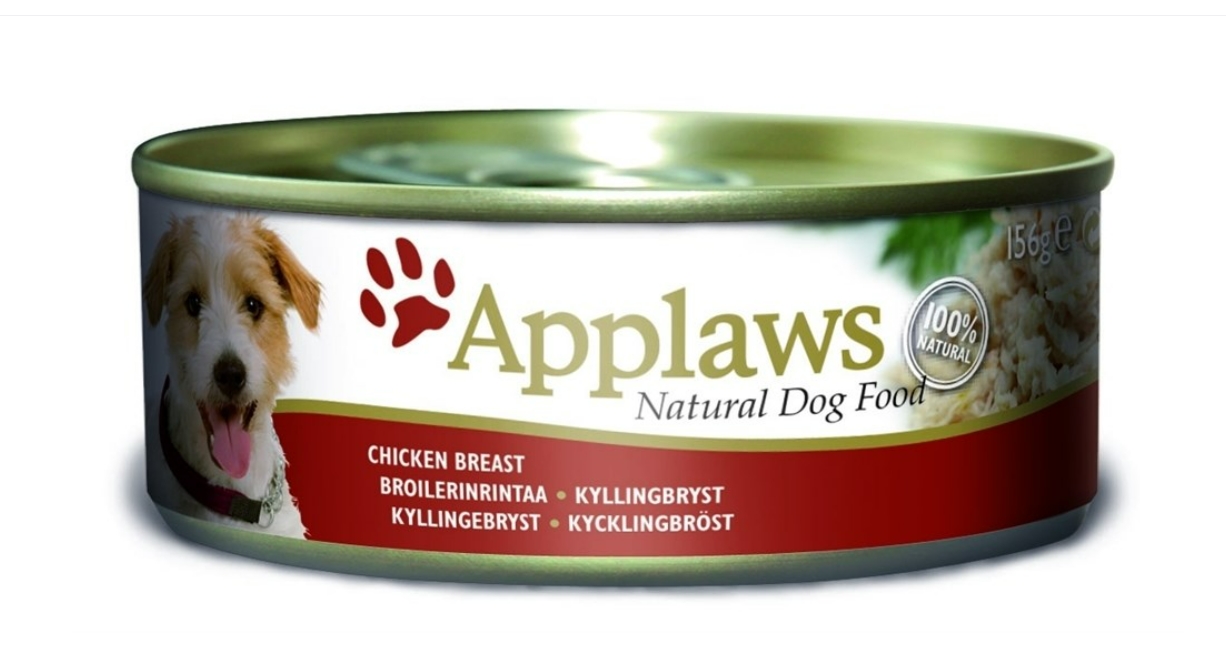 

Консервы для собак Applaws, с курицей и рисом, 12шт по 156г