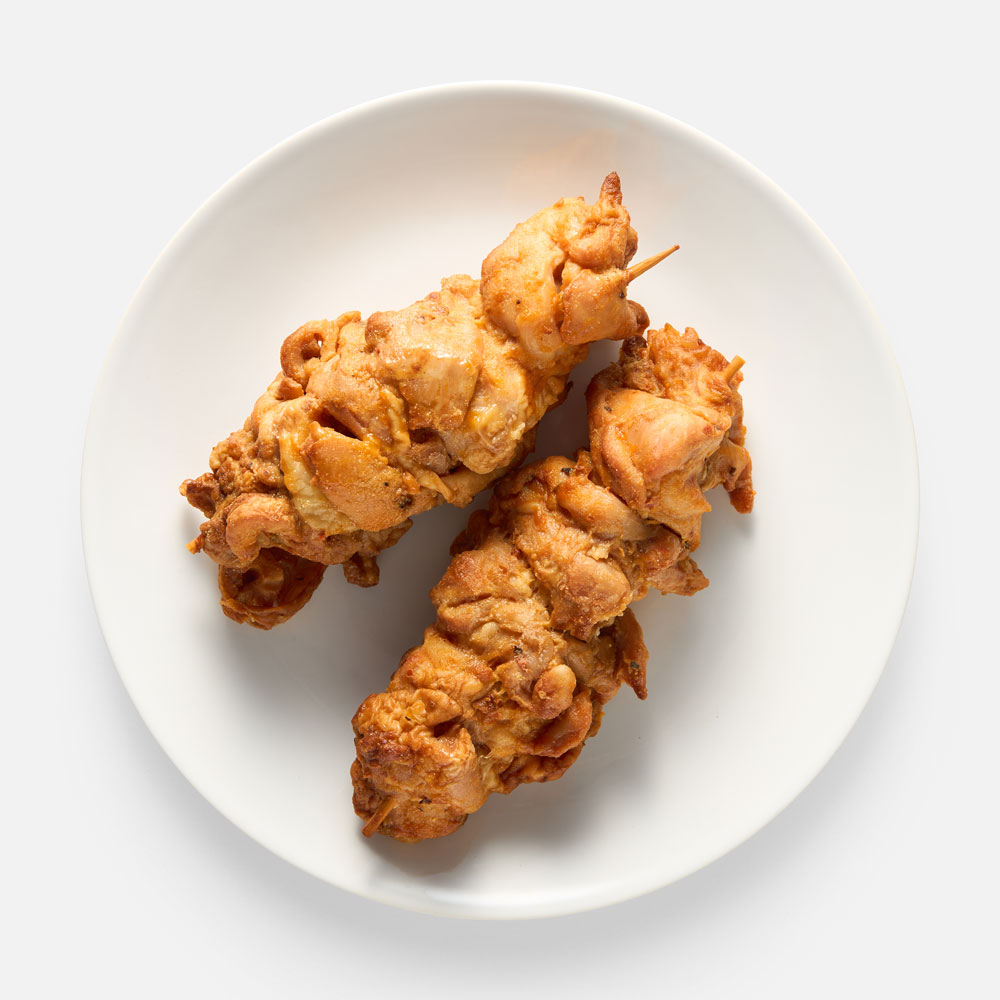 Запечённый куриный шашлык, на шпажке, 300 г