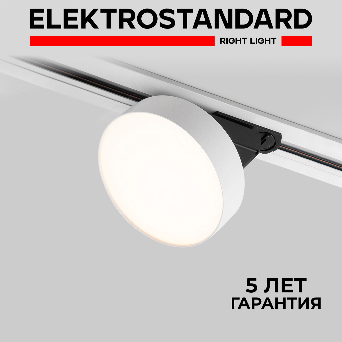 Трековый однофазный LED светильник 1шт Elektrostandard Pila 12W 4200K 85078/01 Белый