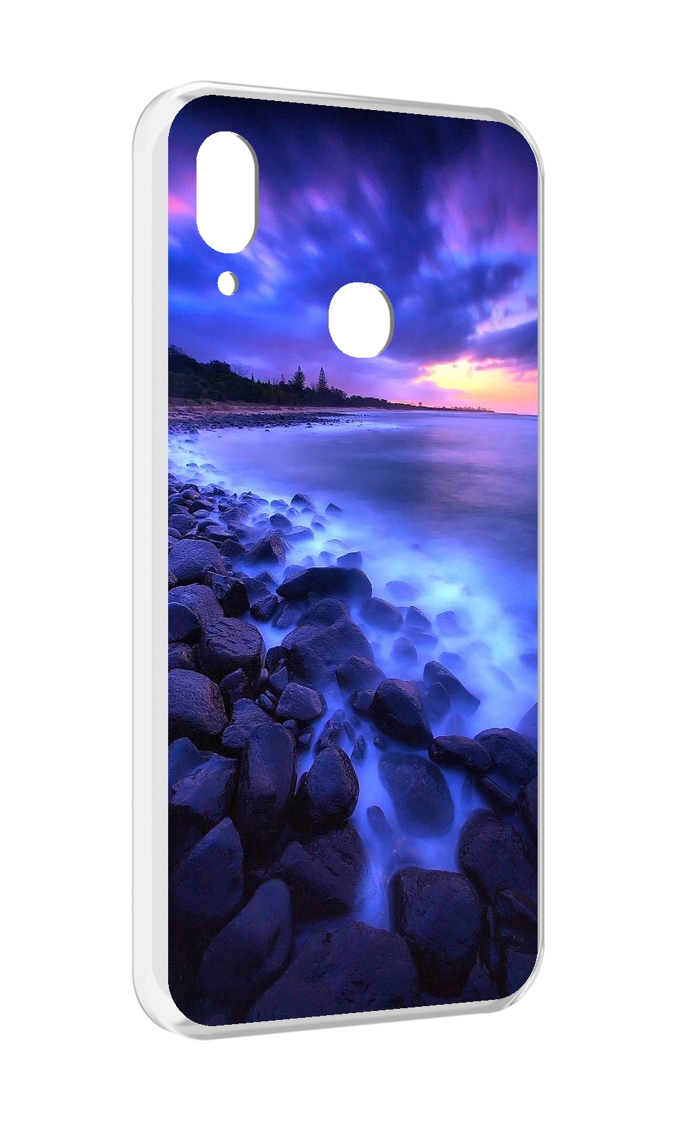 

Чехол MyPads неоновый берег для BQ BQ-6040L Magic, Прозрачный, Tocco