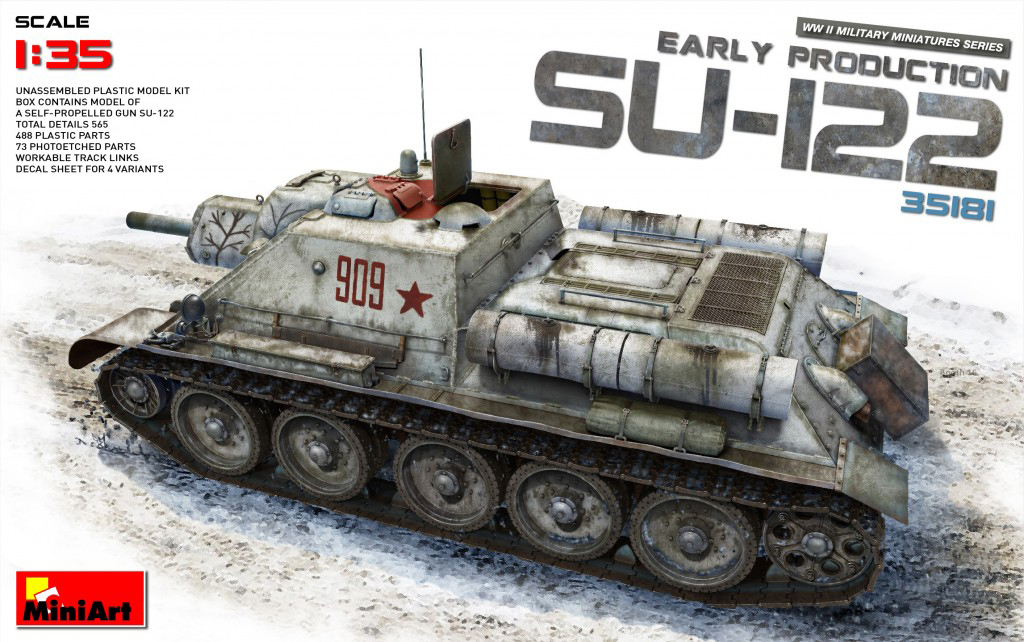 

Сборная модель MiniArt 1/35 SU-122 Early Production 35181
