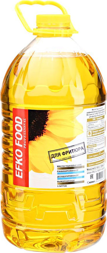 Подсолнечное масло Efko Food 5 л