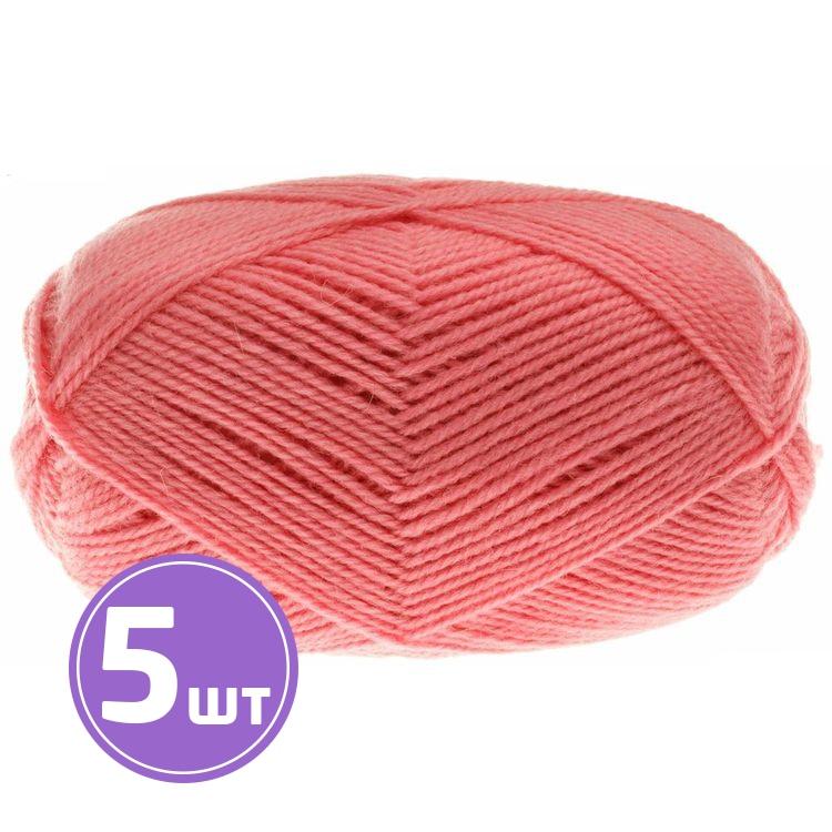 

Пряжа Семеновская Svetlana W 20 розовый 5 шт по 100 г