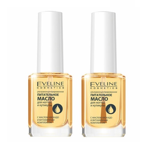 

Масло Eveline Cosmetics для ногтей и кутикулы питательное 12 мл 2 шт