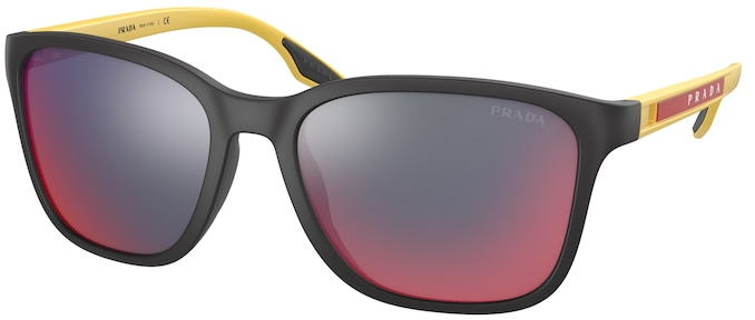

Солнцезащитные очки мужские PRADA LINEA ROSSA 0PS 02WS / 57 08W08F, черный, 0PS 02WS / 57 08W08F