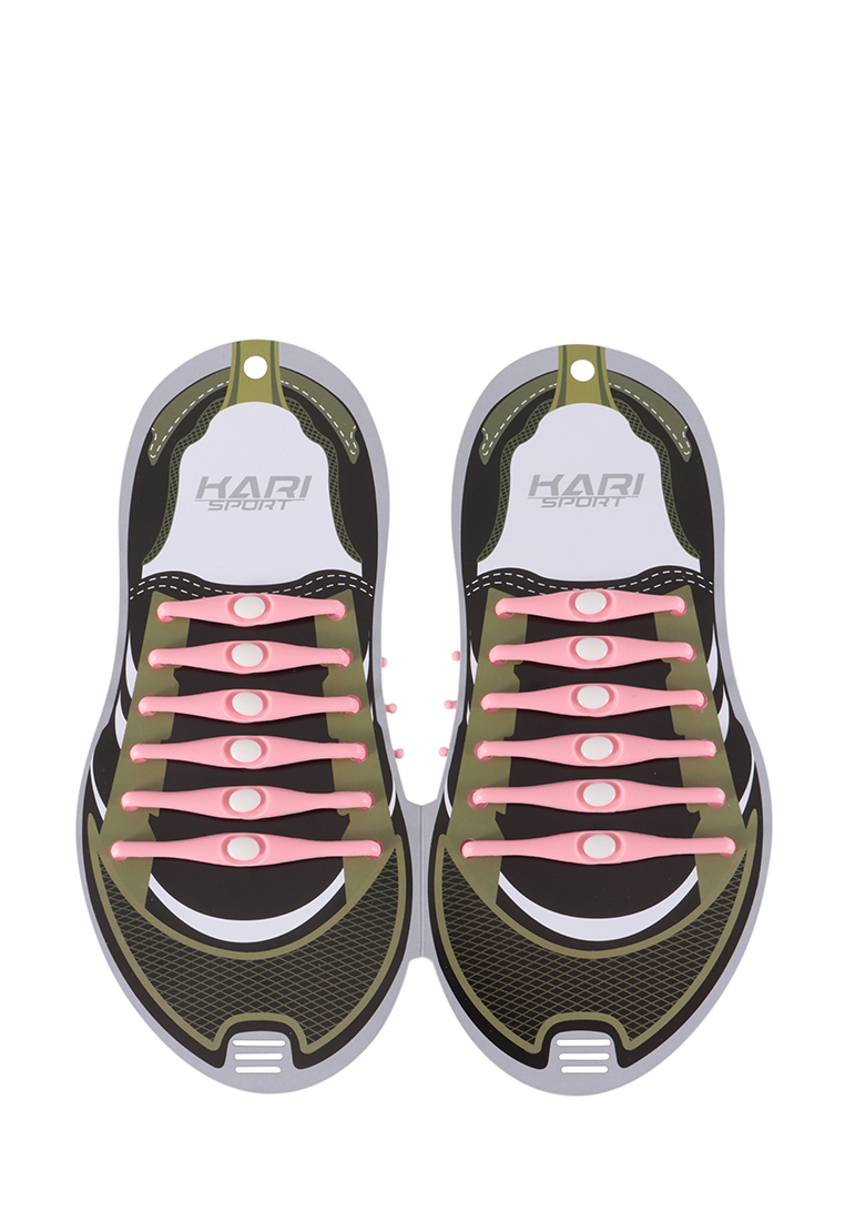 Шнурки для обуви Kari 199940 розовые