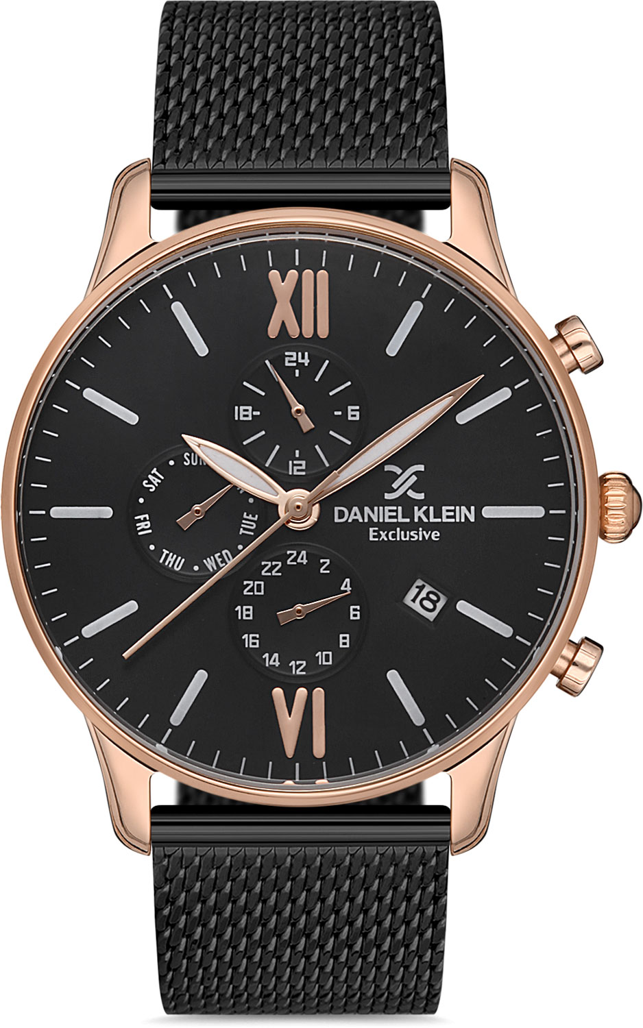 фото Наручные часы мужские daniel klein dk.1.12945-4 черные