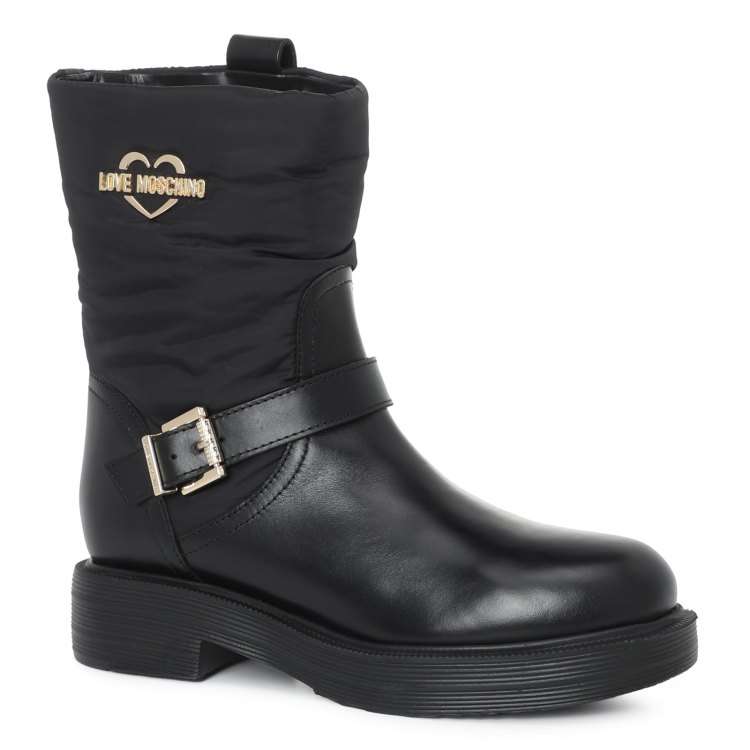 

Полусапоги женские Love Moschino JA24334G черные 39 EU, Черный, JA24334G