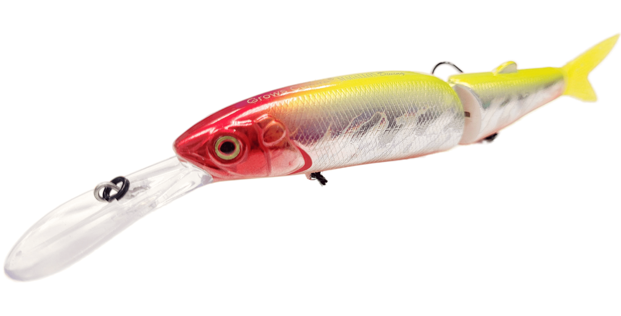 

Воблер Grows Culture Magallon Diving суспендер составной, длина 113 мм вес 16 гр цвет 14, Серебристый, GCMagalon Dive110