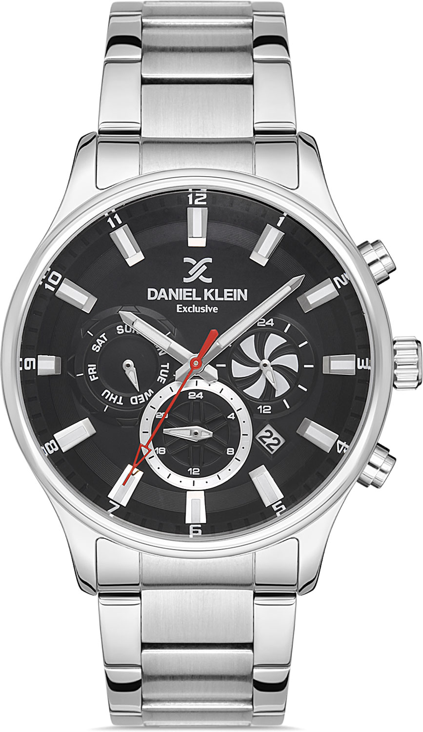 фото Наручные часы мужские daniel klein dk.1.12960-1 серебристые