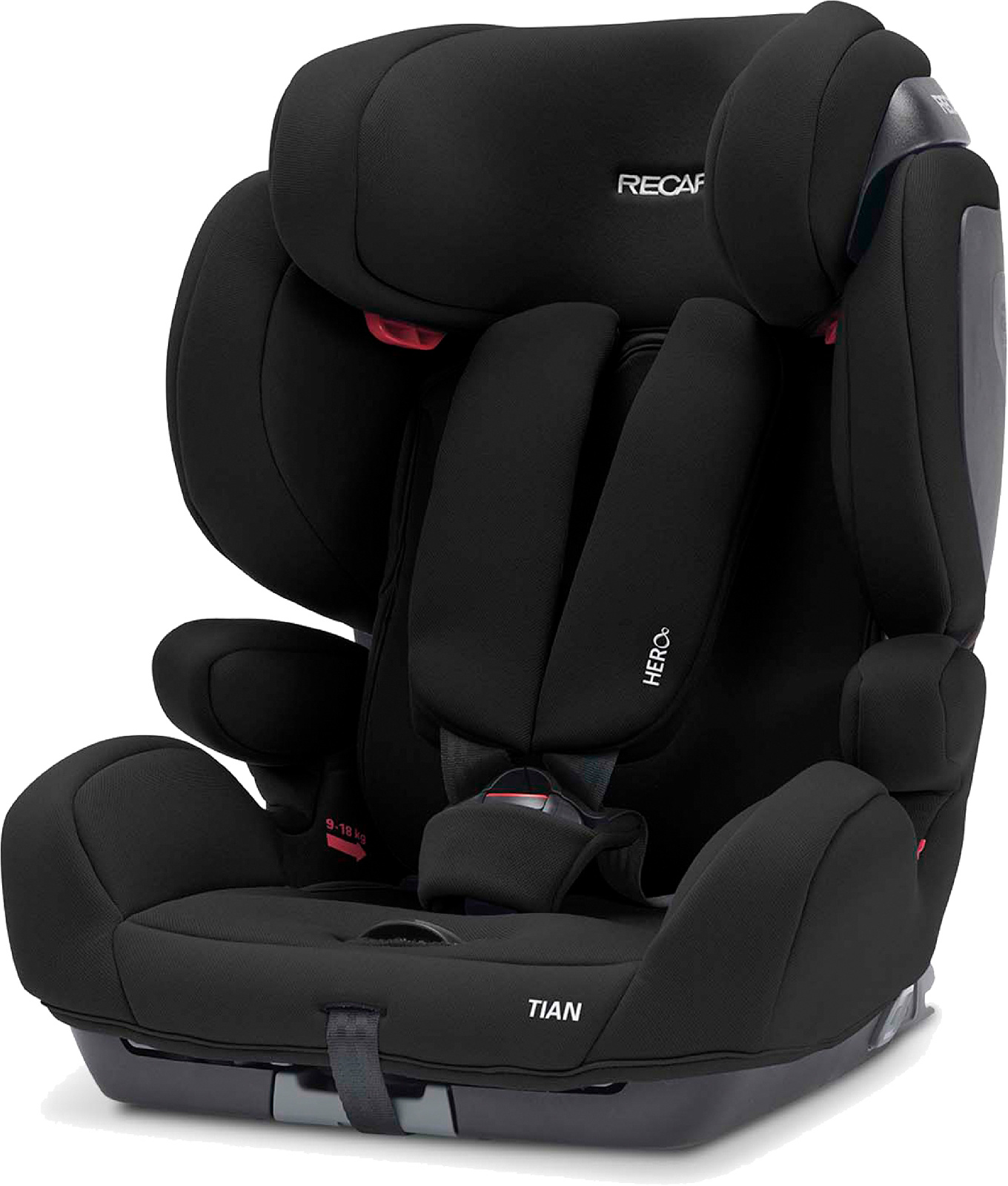 фото Автокресло recaro tian, гр. 1/2/3, расцветка core deep black