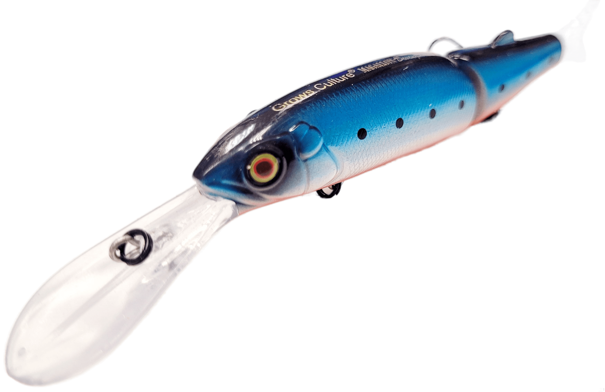 

Воблер Grows Culture Magallon Diving суспендер составной, длина 113 мм вес 16 гр цвет 38, Серебристый, GCMagalon Dive110