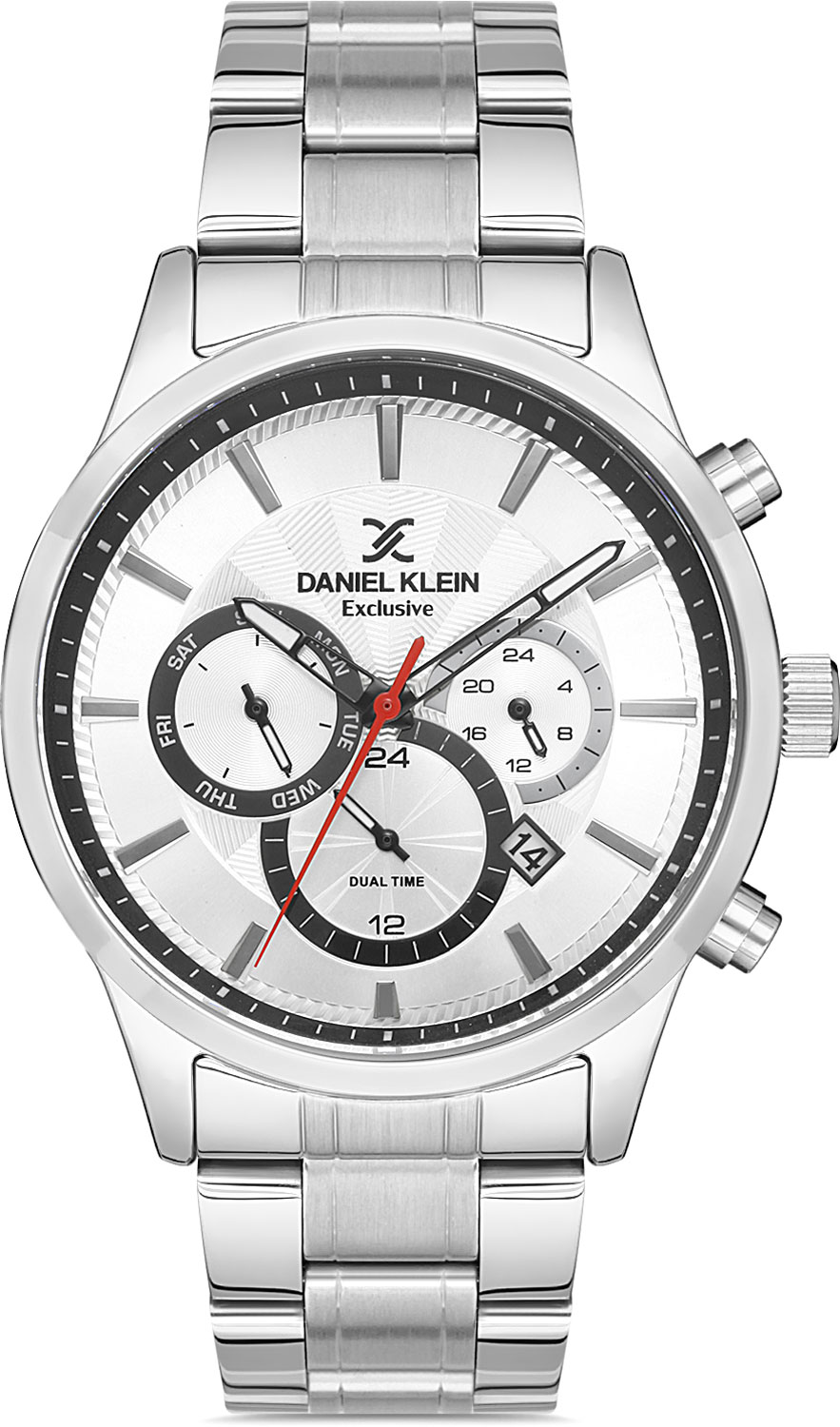 фото Наручные часы мужские daniel klein dk.1.12968-1 серебристые