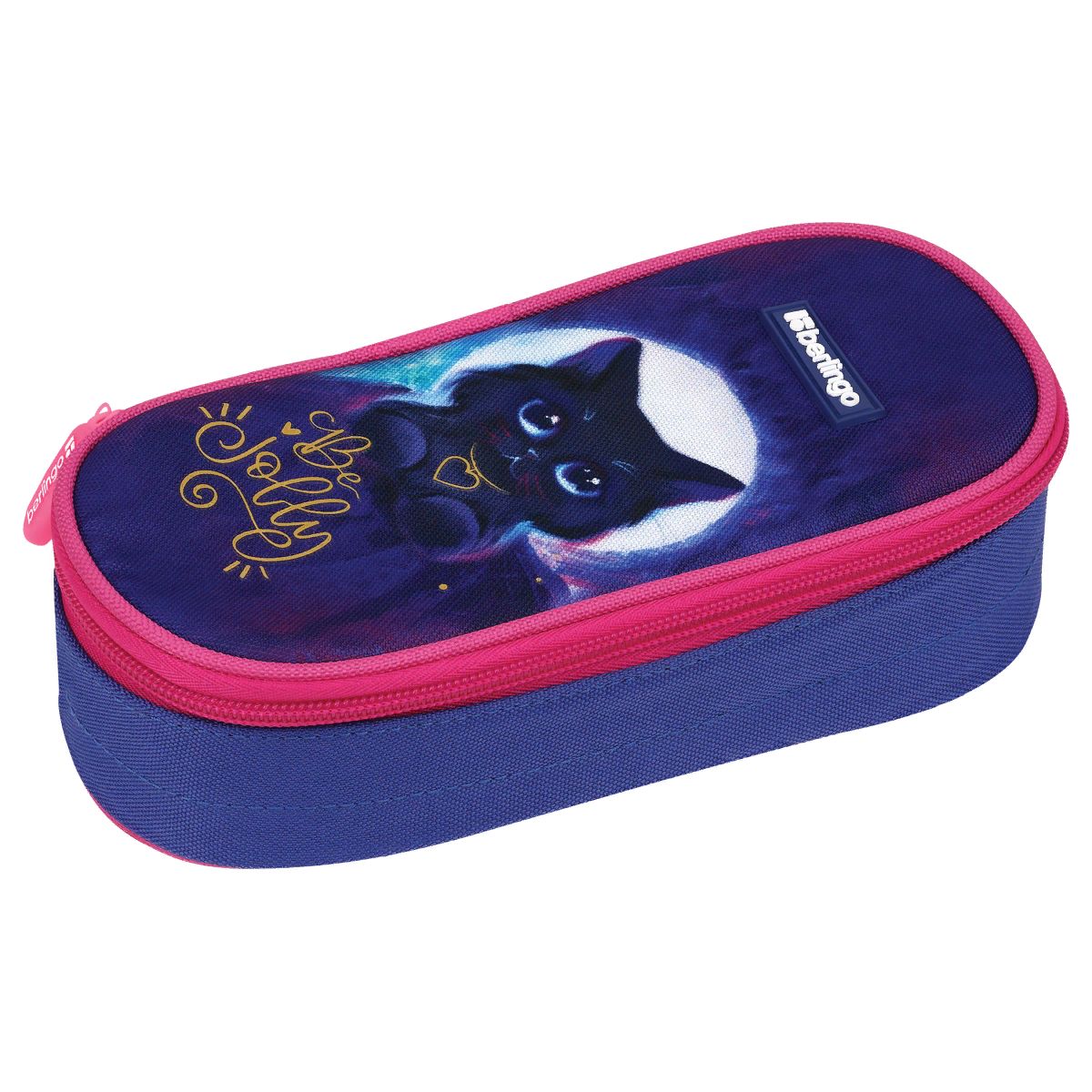 

Пенал корпусный 1 отделение, 195*85*50 мм Berlingo "Jolly kitty", полиэстер, Синий, Jolly kitty