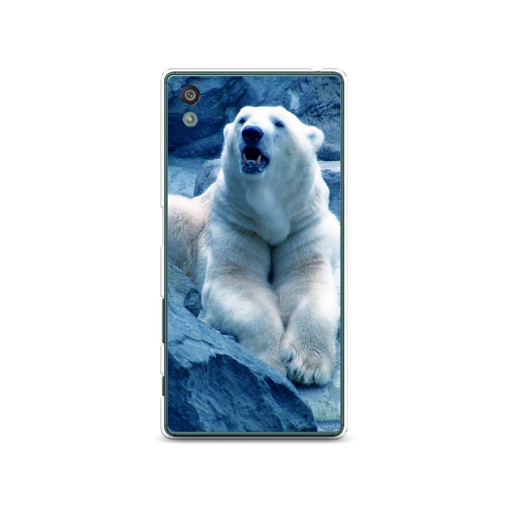 

Чехол на Sony Xperia Z5 (Z5 Dual) "Белый медведь", Голубой;белый, 52150-1
