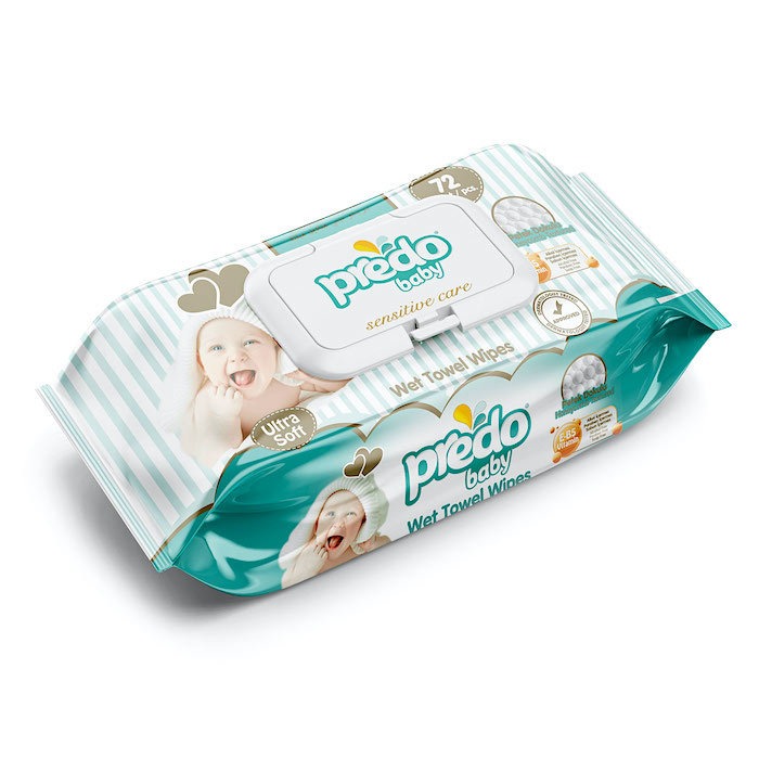 Влажные салфетки Predo Baby 72 шт.