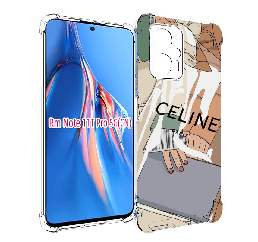 

Чехол MyPads пакет-келин-париж женский для Xiaomi Redmi Note 11T Pro / 11T Pro Plus / P..., Прозрачный, Tocco