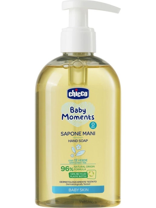 фото Жидкое мыло для рук chicco baby moments 0м+, 250 мл