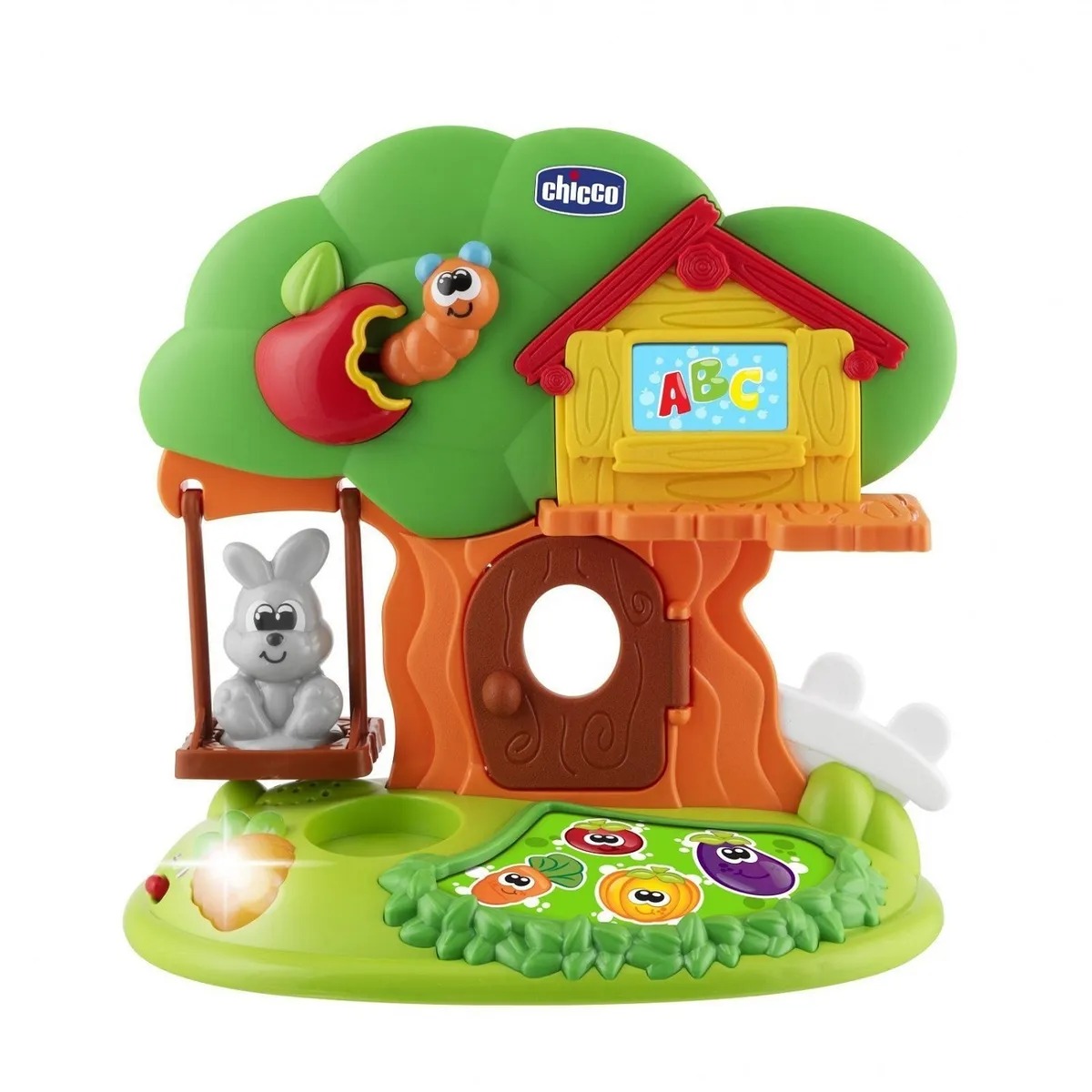 Игрушка Chicco Говорящий домик Bunny House 12м+ (рус/англ) chicco говорящий домик bunny house