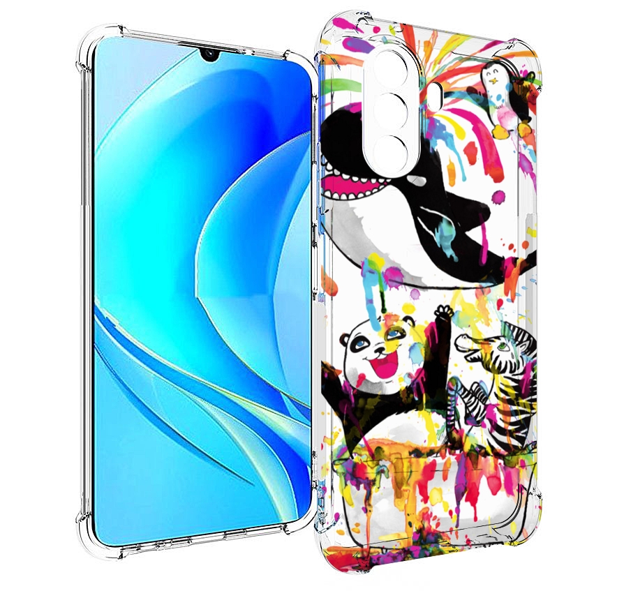 

Чехол MyPads Хиппи кит для Huawei Nova Y70 / Nova Y70 Plus (MGA-LX9N) / Huawei Enjoy 50, Прозрачный, Tocco