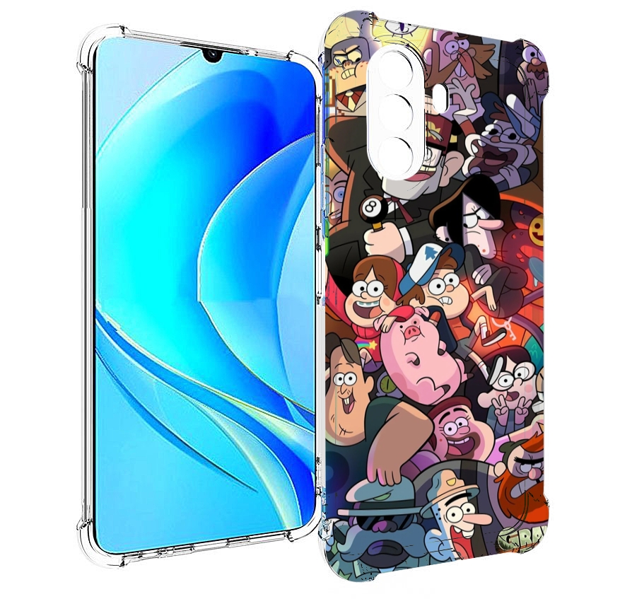 

Чехол MyPads гравити-фолз для Huawei Nova Y70 / Nova Y70 Plus (MGA-LX9N) / Huawei Enjoy 50, Прозрачный, Tocco