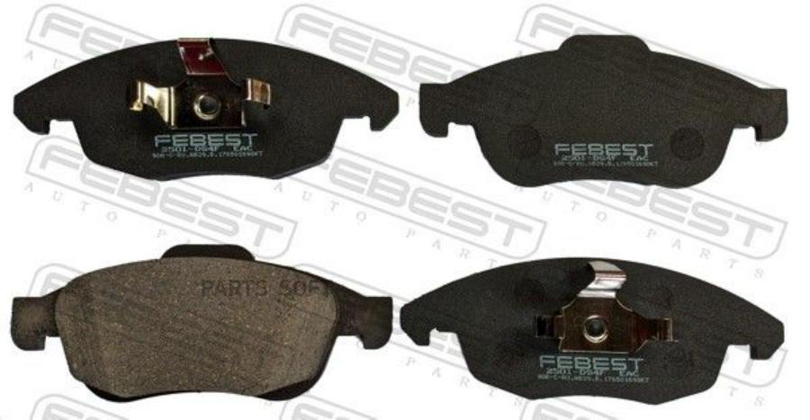 

Тормозные колодки FEBEST передние 2501-DS4F