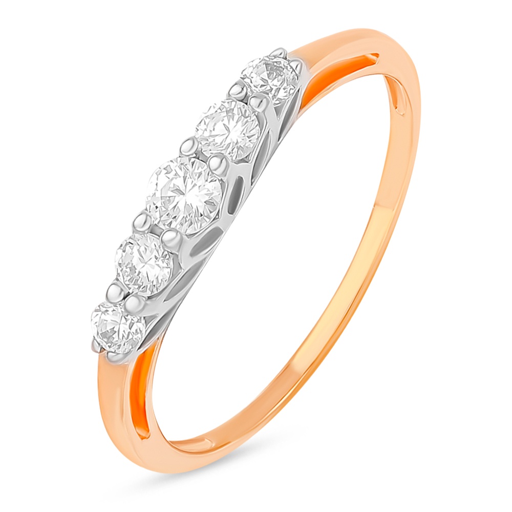 

Кольцо из красного золота с фианитом р. , 585Gold 301011585, 301011585