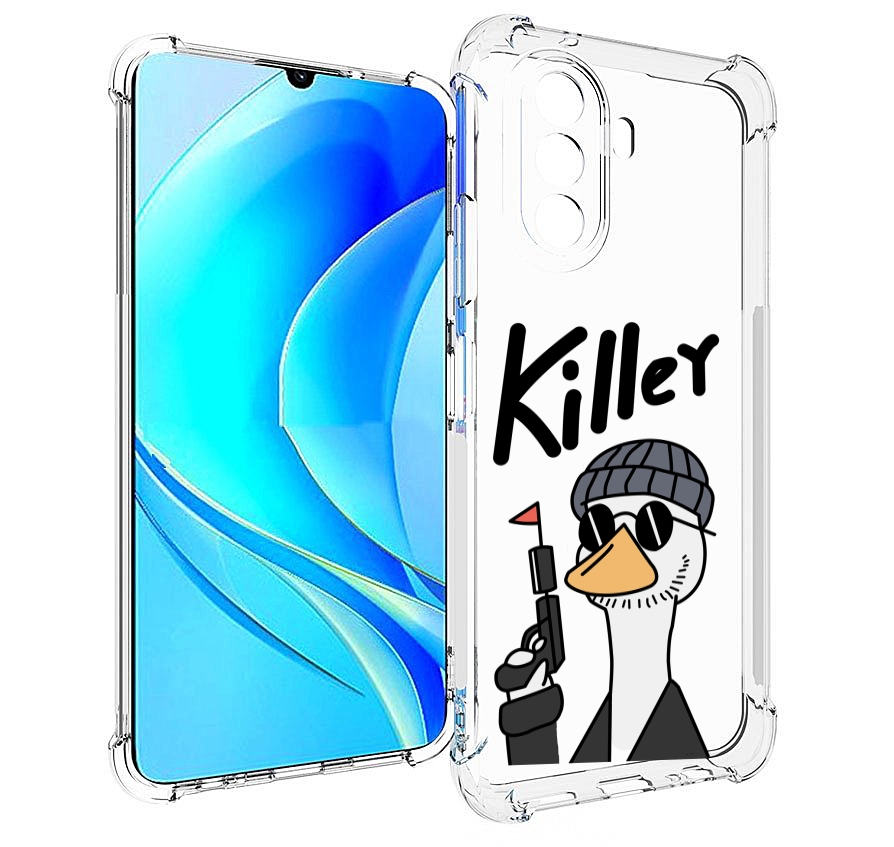 

Чехол MyPads гусь-с-пистолет для Huawei Nova Y70 / Nova Y70 Plus (MGA-LX9N), Прозрачный, Tocco