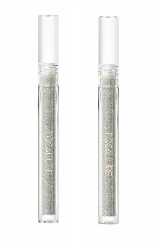 

Тени Focallure для век жидкие с глиттером Glittering Liquid Eyeshadow тон S01 1.5 г 2 шт