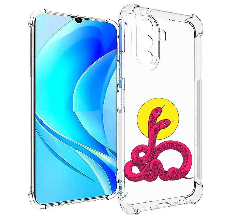 

Чехол MyPads двухголовая-змея для Huawei Nova Y70 / Nova Y70 Plus (MGA-LX9N), Прозрачный, Tocco