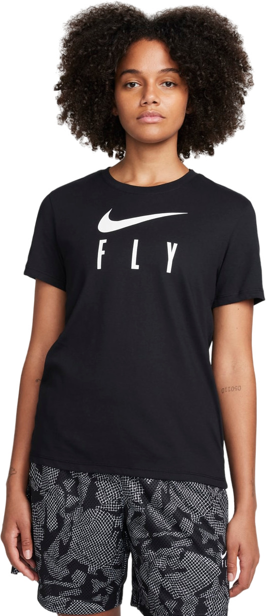 Футболка женская Nike W NK DF SWOOSH FLY GRX TEE черная XS