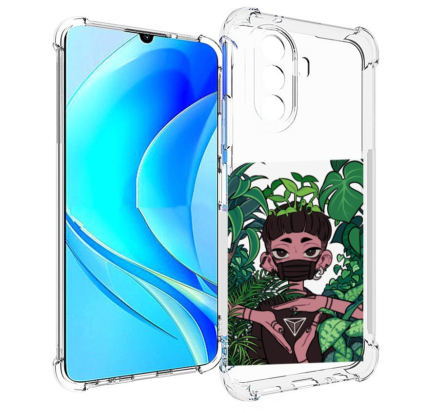 

Чехол MyPads девушка в природе женский для Huawei Nova Y70 / Nova Y70 Plus (MGA-LX9N), Прозрачный, Tocco
