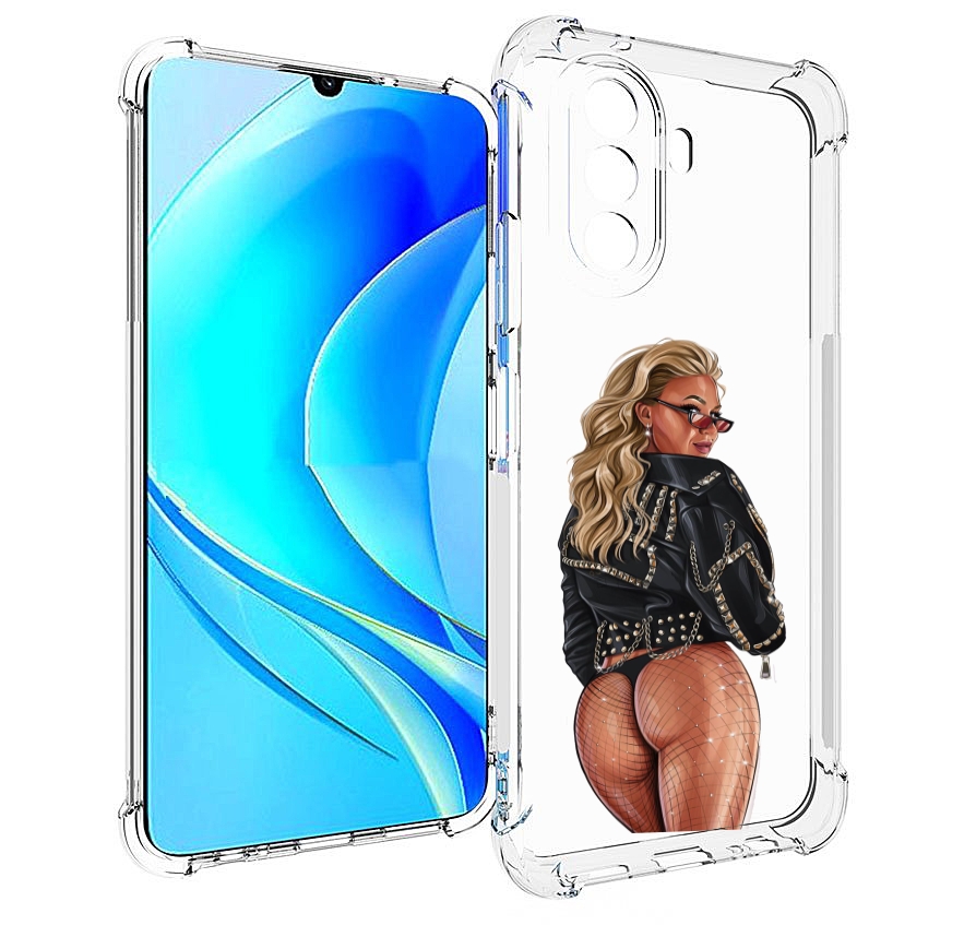 

Чехол MyPads девушка в чулках полуголая женский для Huawei Nova Y70 / Nova Y70 Plus, Прозрачный, Tocco