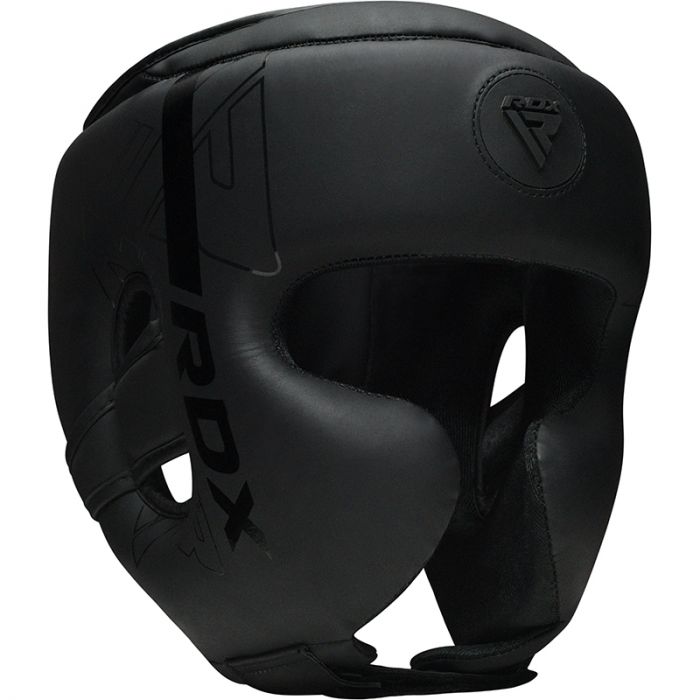 Боксерский шлем RDX F6 KARA черный, размер L