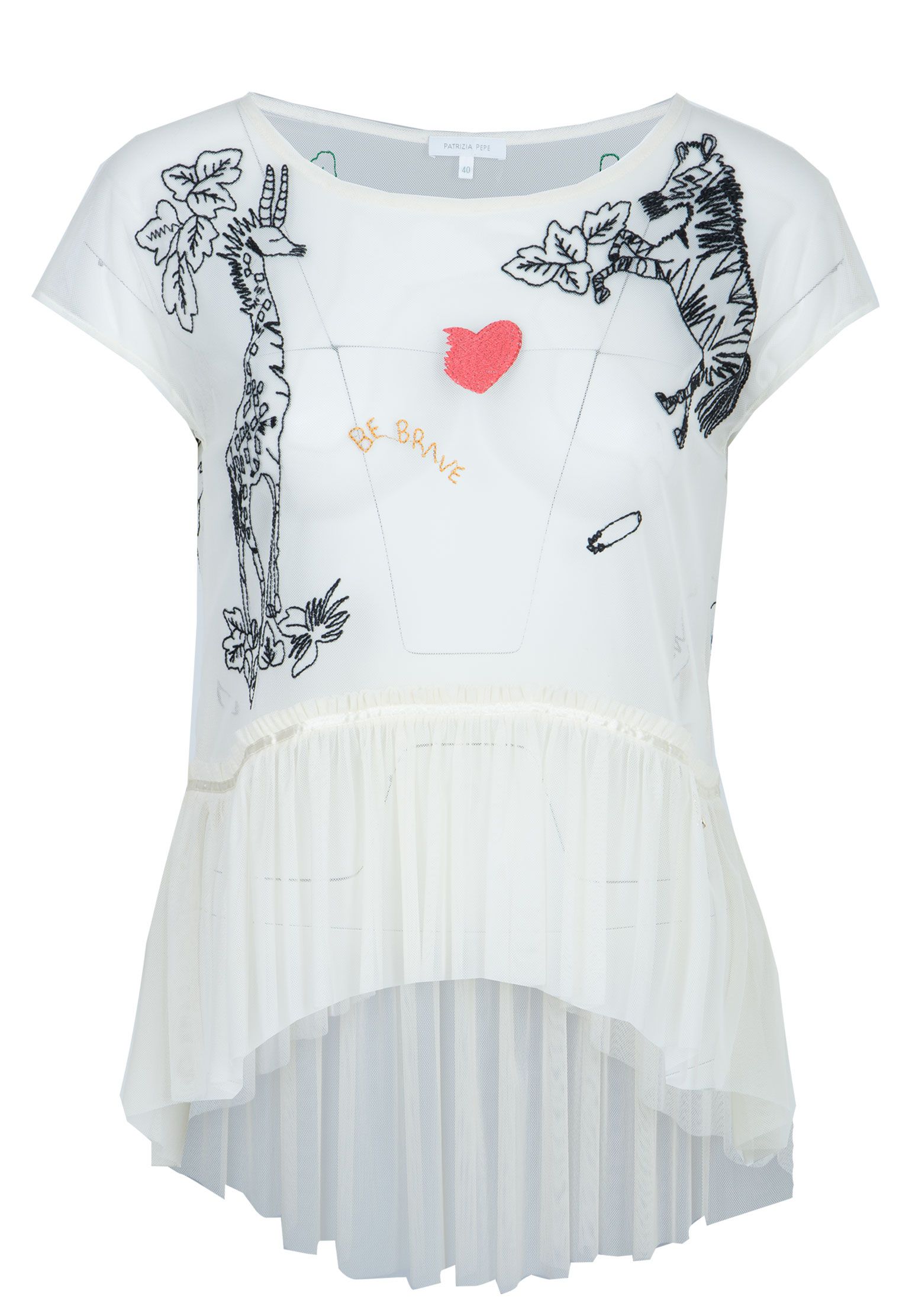 

Блуза женская Patrizia Pepe 98926 белая 38 IT, 98926