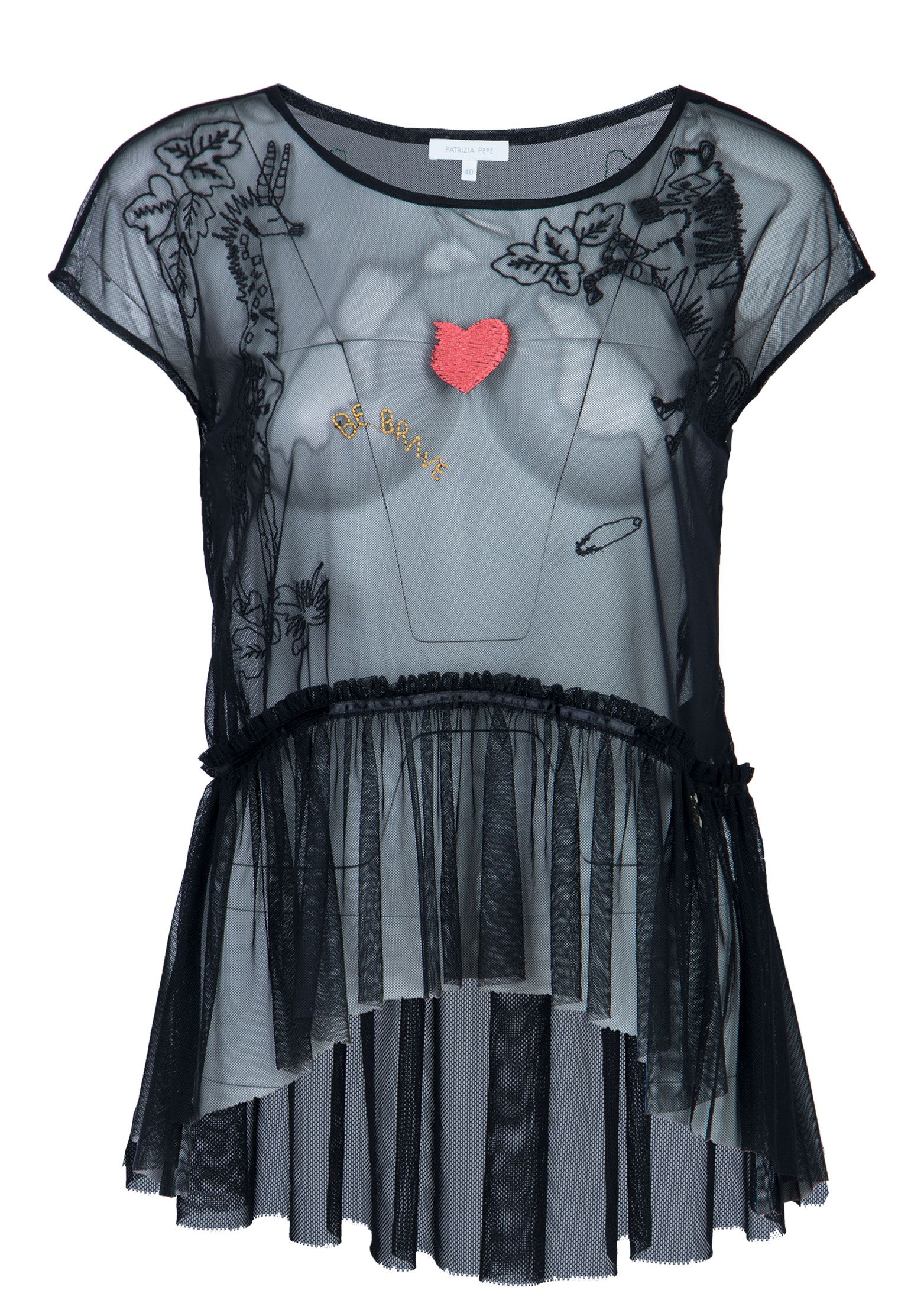 

Блуза женская Patrizia Pepe 98926 черная 40 IT, Черный, 98926