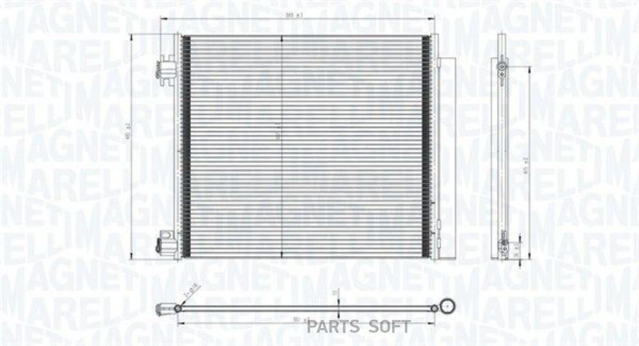

Радиатор Кондиционера 1Шт Magneti Marelli 350203832000