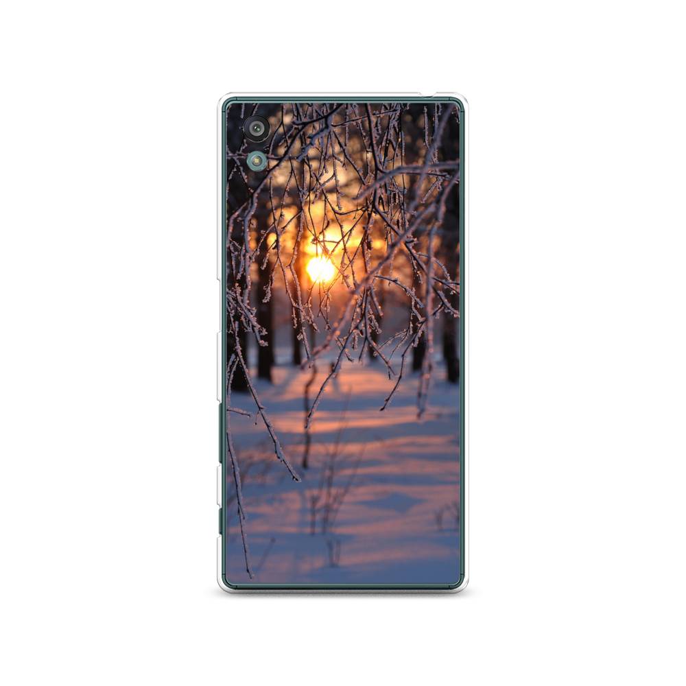 

Чехол на Sony Xperia Z5 (Z5 Dual) "Зима 7", Оранжевый;розовый;черный, 52150-2