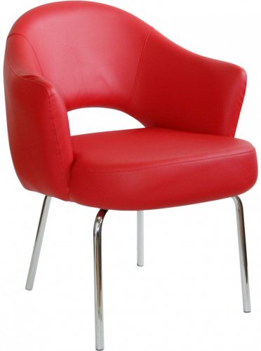 Кресло с обивкой ReeHouse A621 Красный