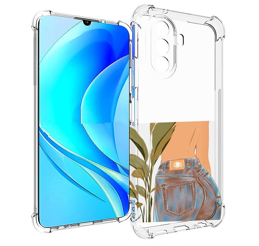 

Чехол MyPads девушка-в-джинсах для Huawei Nova Y70 / Nova Y70 Plus (MGA-LX9N), Прозрачный, Tocco
