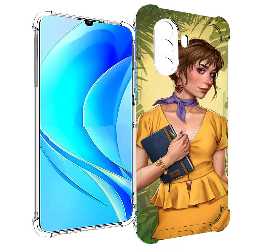 

Чехол MyPads девушка-в-зелени женский для Huawei Nova Y70 / Nova Y70 Plus (MGA-LX9N), Прозрачный, Tocco