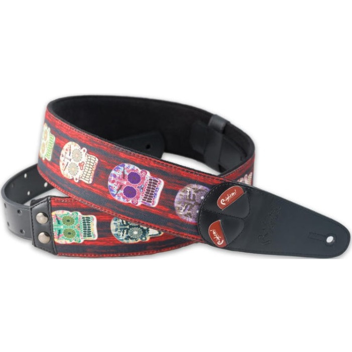 

Ремень для гитары RightOn Straps 8401070150008 Steady Mojo Skulls Unique, 8401070150008 Steady Mojo Skulls Unique