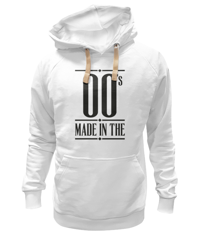 

Худи унисекс Printio Made in the 00s белое S, Белый, Made in the 00s