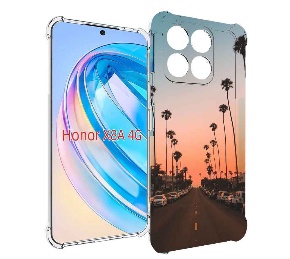 

Чехол MyPads дорога-с-закатом для Honor X8a, Tocco