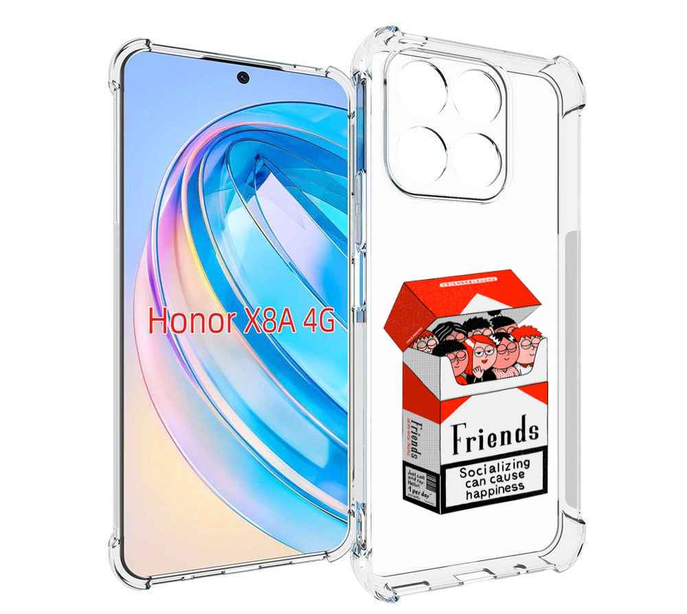 

Чехол MyPads друзья для Honor X8a, Tocco
