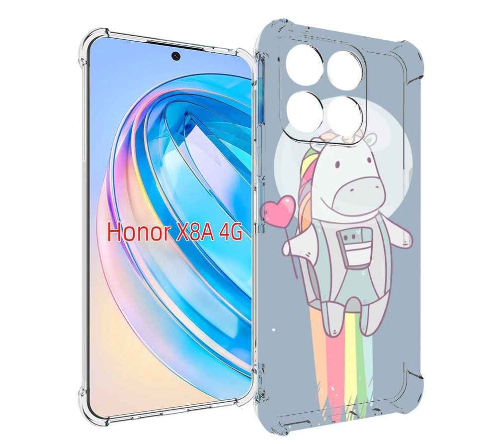 

Чехол MyPads единорог летит за орбиту для Honor X8a, Tocco