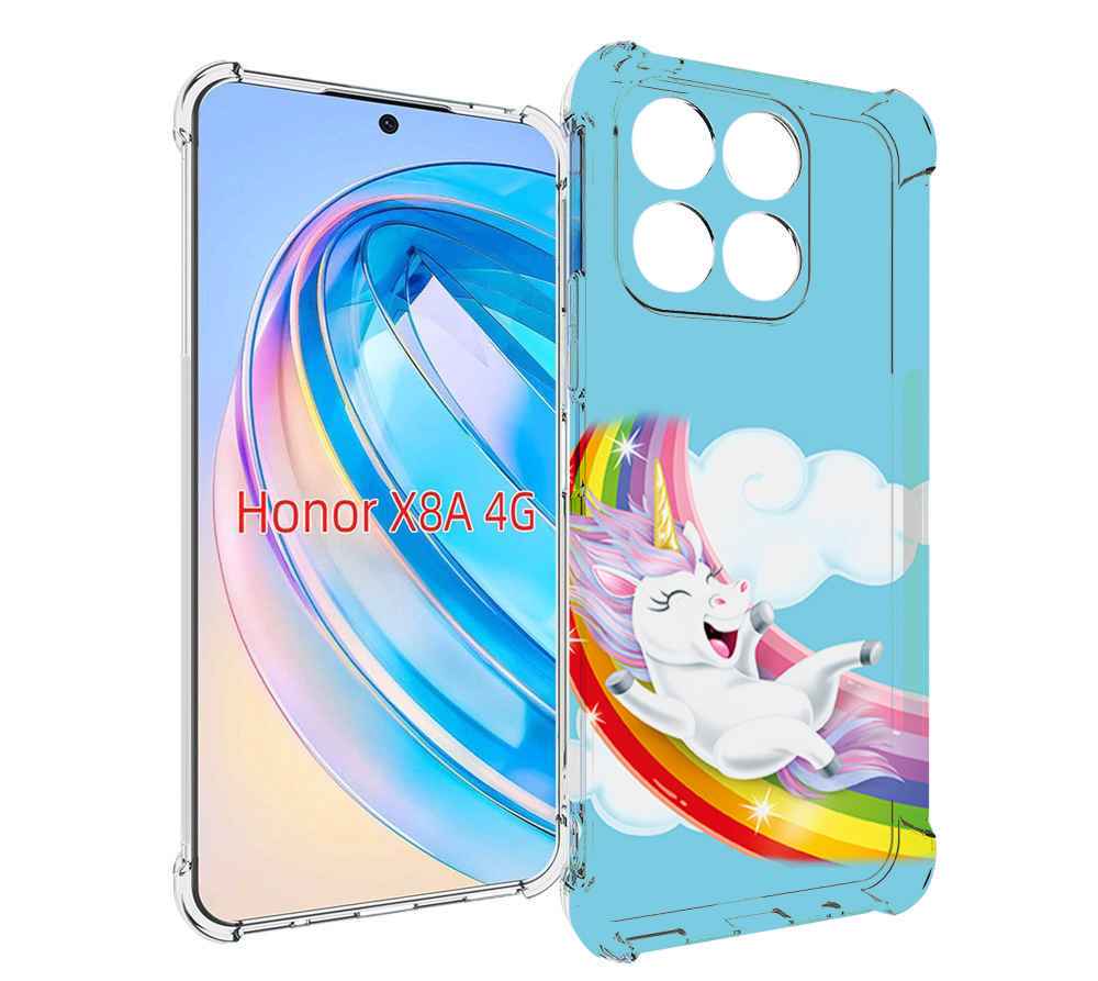 

Чехол MyPads единорог-на-радуге для Honor X8a, Tocco