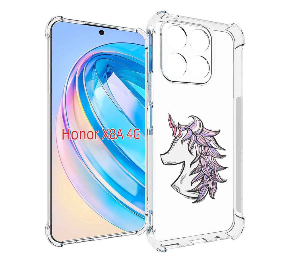 

Чехол MyPads единорог-рисунок для Honor X8a, Tocco